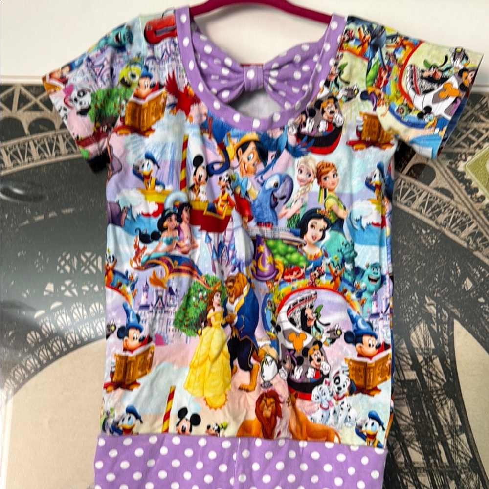 Handmade in USA Disney Character Kids Short Sleeve Tee - Picture 4 of 5